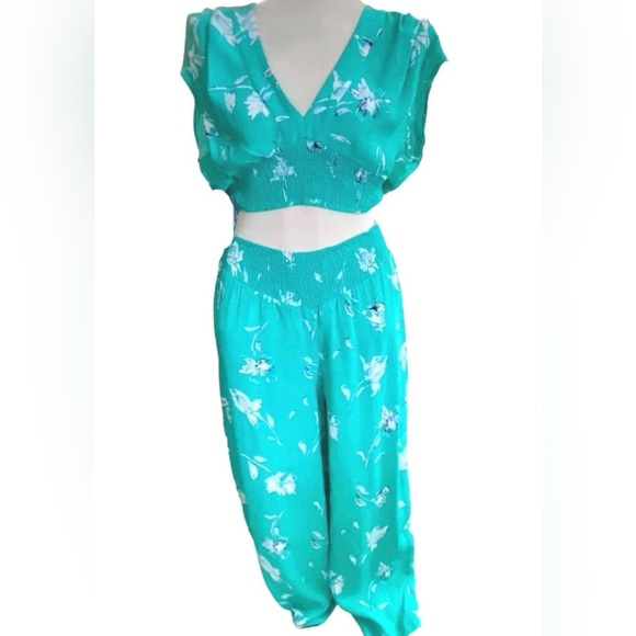 Free People 2 piece Nile River pants suit - Picture 1 of 5